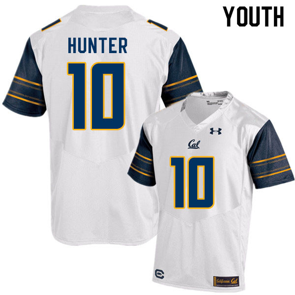 Youth #10 Jeremiah Hunter Cal Bears College Football Jerseys Sale-White - Click Image to Close